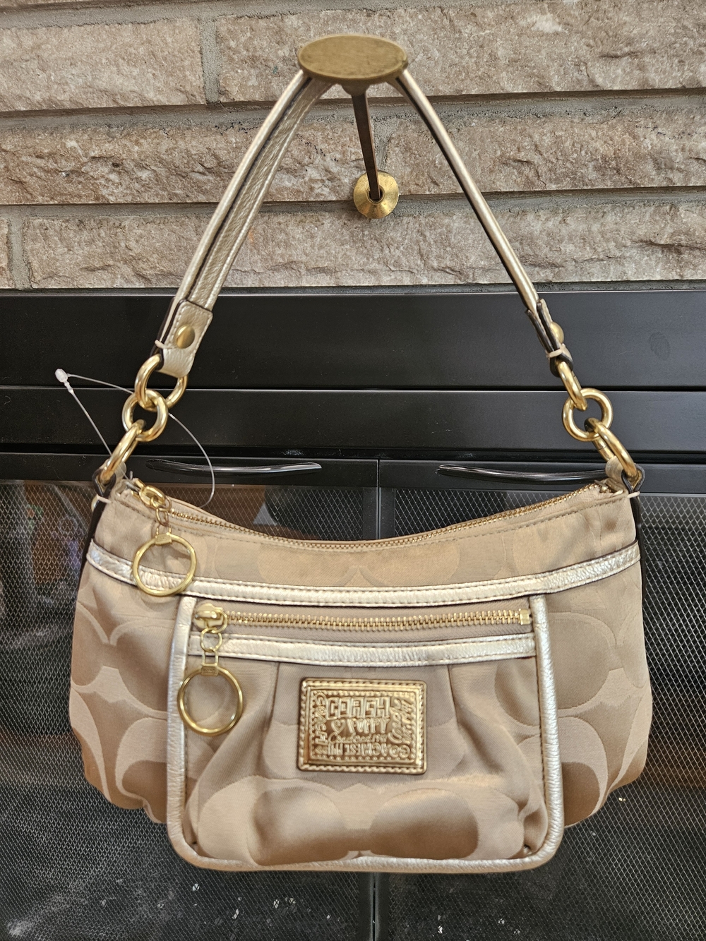 Coach Poppy Signature Shoulder Bag